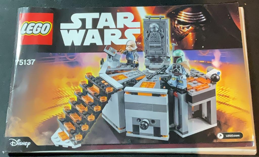 Carbon Freezing Chamber Lego Set 75137, Ophalen of Verzenden, Zo goed als nieuw, Lego