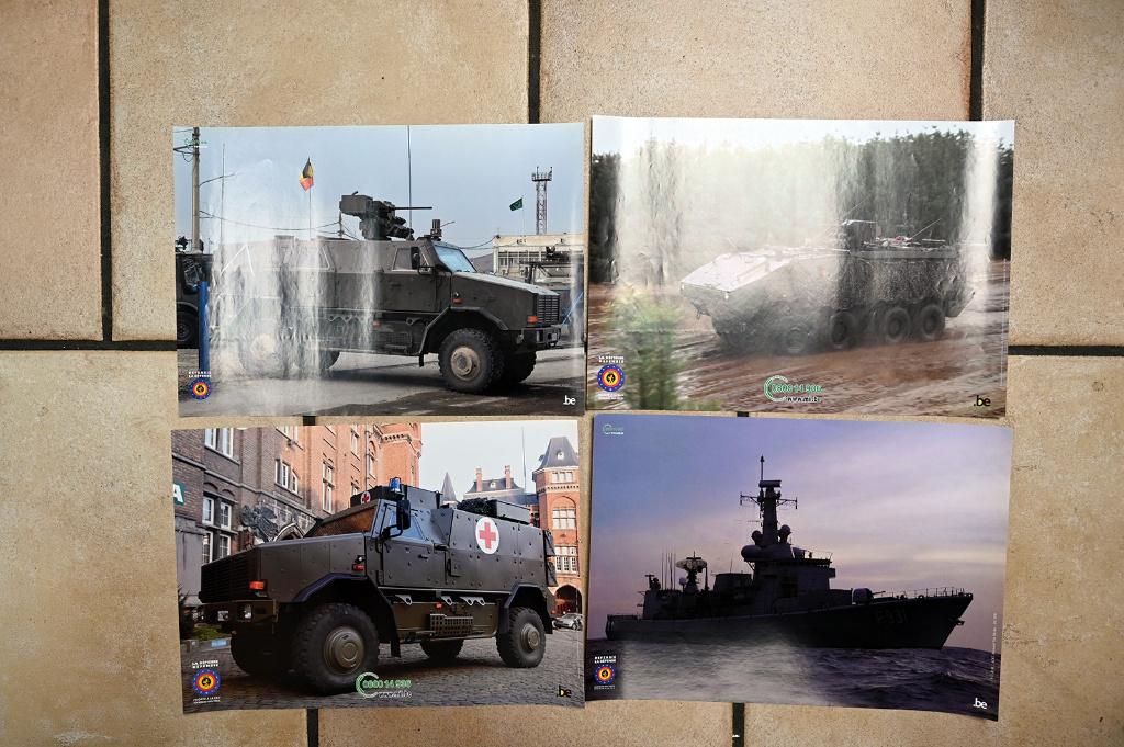 ABL - 4 posters, Verzamelen, Militaria | Algemeen, Verzenden, Landmacht, Foto of Poster