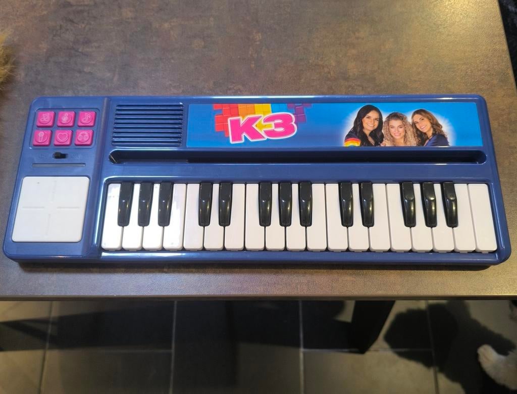K3 piano met drumpad - inclusief batterijen, Kinderen en Baby's, Speelgoed | Educatief en Creatief, Ophalen of Verzenden