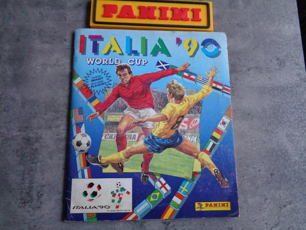 PANINI WK WORLD CUP ITALIA 90 ALBUM VOLLEDIG 1990 VOETBAL, Verzenden, Zo goed als nieuw, Sticker