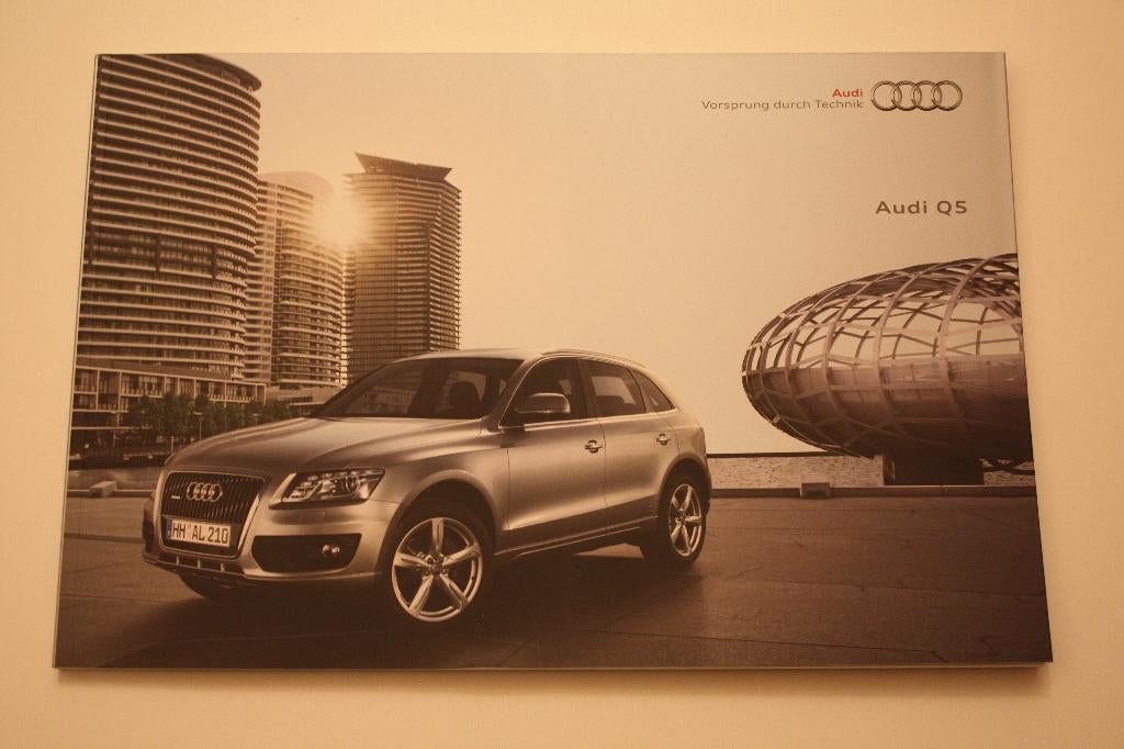 Audi Q5 brochure 2009, Boeken, Auto's | Folders en Tijdschriften, Ophalen of Verzenden, Nieuw, Audi