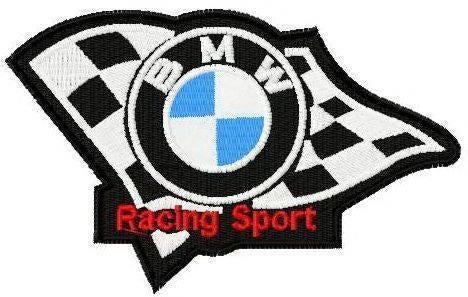 Patch BMW Racing Sport - 111 x 65 mm, Ophalen of Verzenden, Nieuw