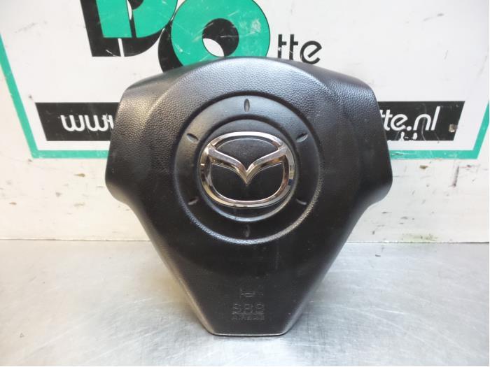 Airbag gauche (volant) d'un Mazda 3 (3 03-), Autos : Pièces & Accessoires, Autres pièces automobiles, Mazda, Utilisé, 3 mois de garantie