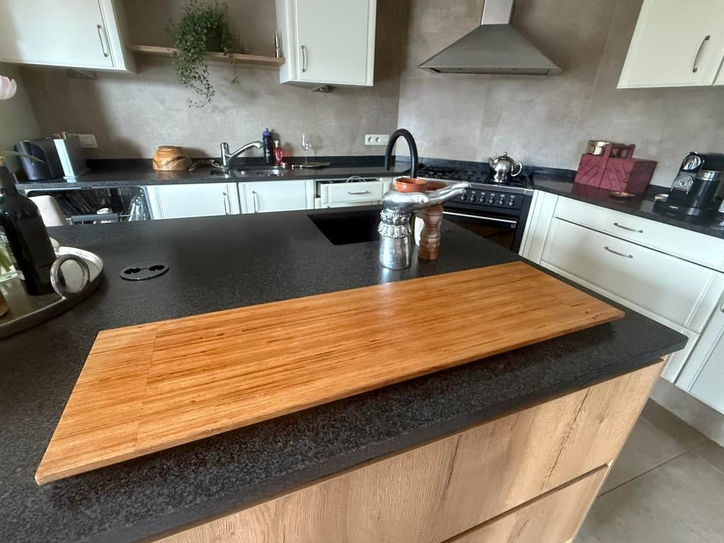 Prachtige houten serveerplank 102 cm!, Huis en Inrichting, Woonaccessoires | Dienbladen, Ophalen, Zo goed als nieuw