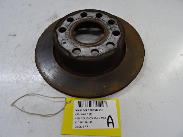 FREIN DISQUE ARRIÈRE Volkswagen Golf VI (5K1), Autos : Pièces & Accessoires, Freins & Transmission, Volkswagen, Utilisé