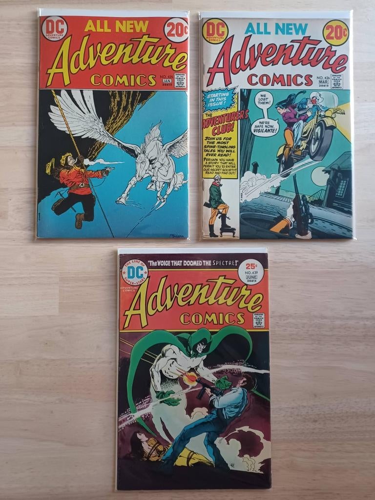 Adventure Comics 425,426,439 (1973-1975), Boeken, Strips | Comics, Gelezen, Amerika, Ophalen of Verzenden, Meerdere comics