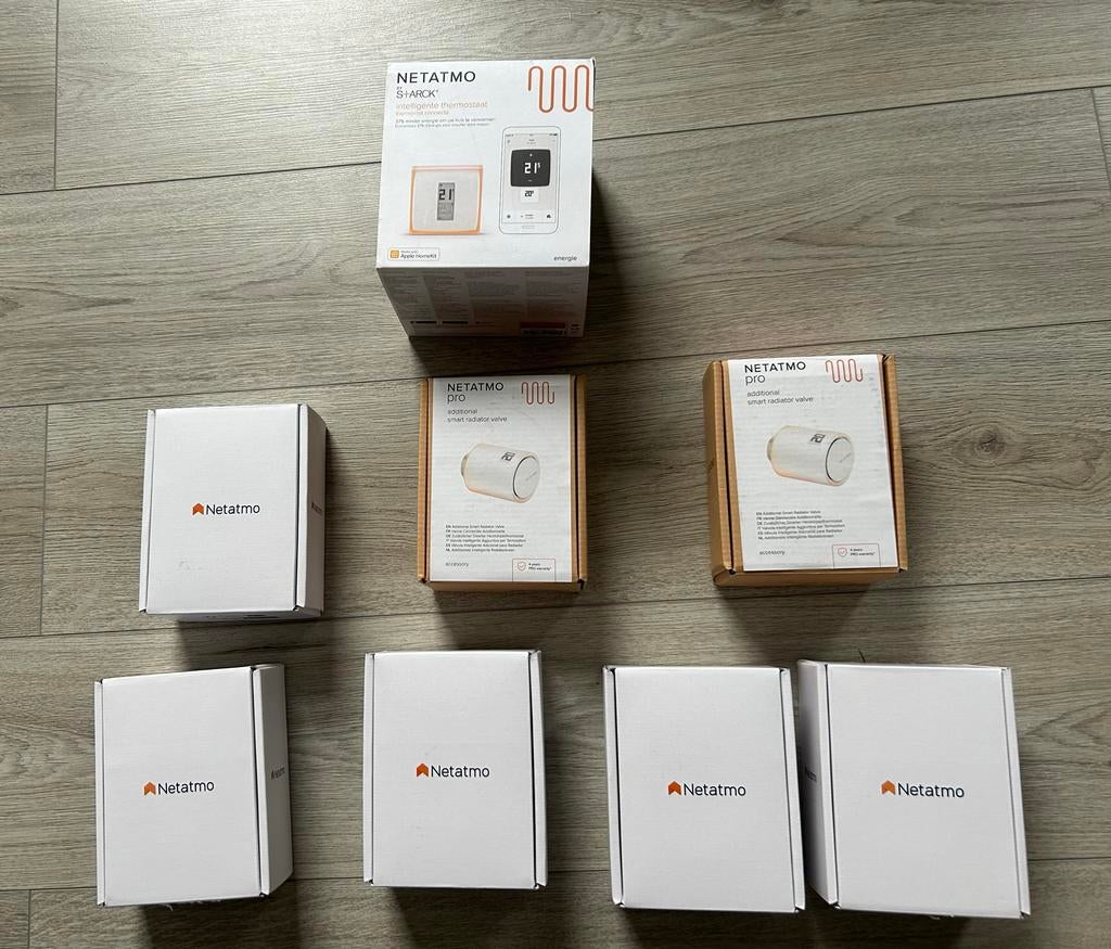 Kit vannes thermostatique + Thermostat Netatmo, Enlèvement ou Envoi, Comme neuf, Thermostat