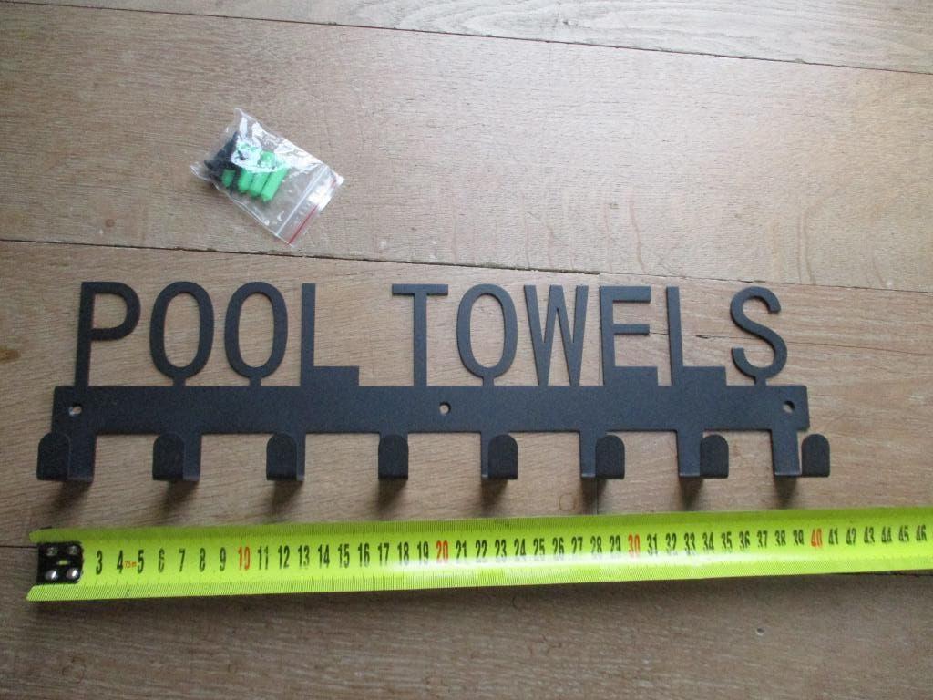 kapstok ijzeren pool towels handdoek kapstok kleding hanger, Huis en Inrichting, Ophalen of Verzenden, Nieuw, Metaal, Wandkapstok