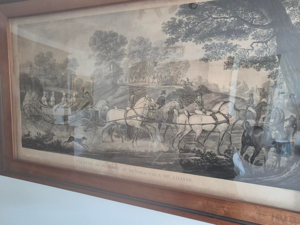 Lito Carle Vernet « Rendez-vous de chasse », Enlèvement