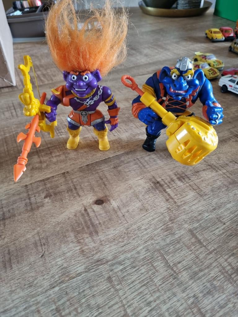 Vintage troll warriors, Ophalen of Verzenden, Gebruikt