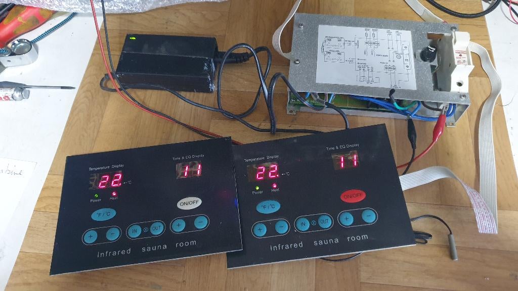 jw1398: sauna bediening: Aqualine Classic IR Control Panel, Enlèvement ou Envoi, Utilisé