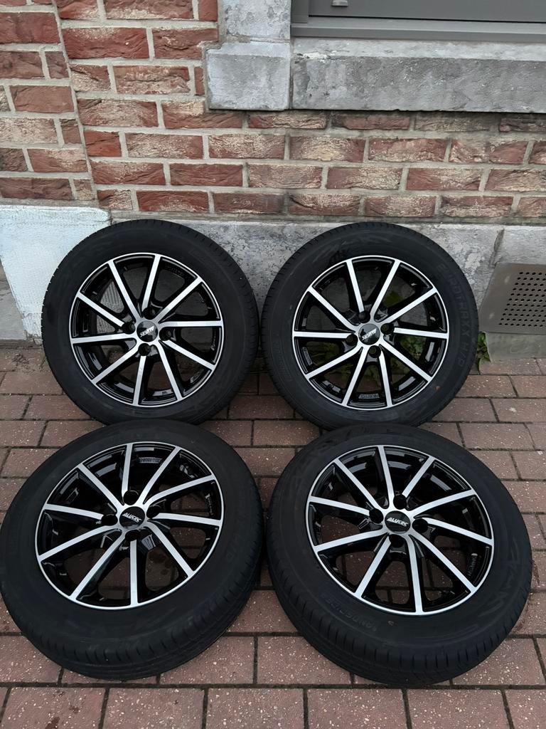 Kit ete 4x108 a vendre, Autos : Pièces & Accessoires, Pneus & Jantes, Neuf, Pneus et Jantes, 16 pouces, Pneus été