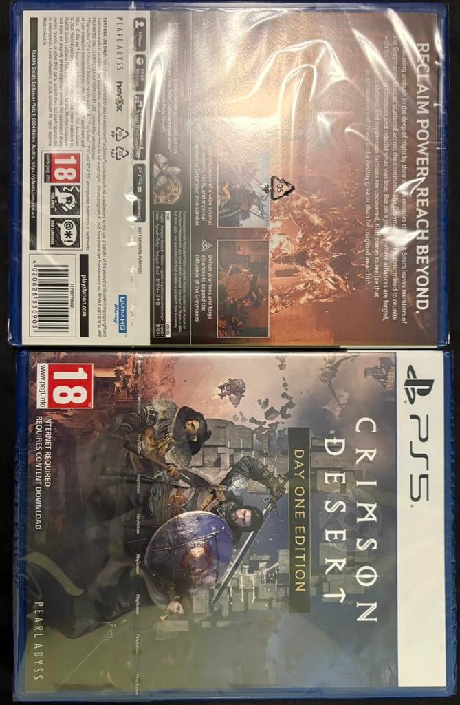 Crimson desert ps5 Neuf (sous emballage), Consoles de jeu & Jeux vidéo, Enlèvement ou Envoi, Neuf