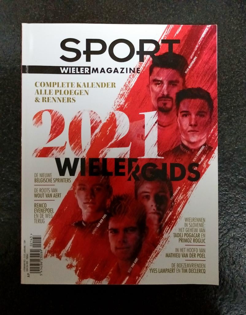 Sport - Wielermagazine - Wielergids 2021, Boeken, Tijdschriften en Kranten, Verzenden, Zo goed als nieuw, Sport en Vrije tijd