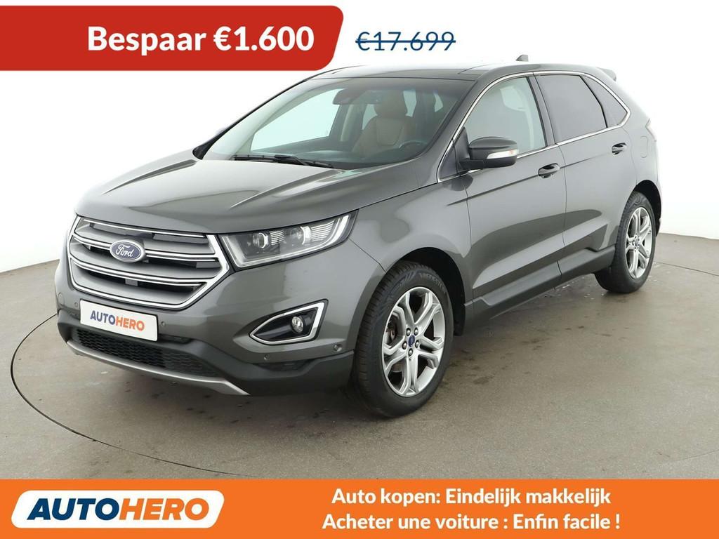 Ford Edge 2.0 TDCi Bi-Turbo Titanium 4x4 (bj 2016), Auto's, Automaat, Gebruikt, 149 g/km, 209 pk