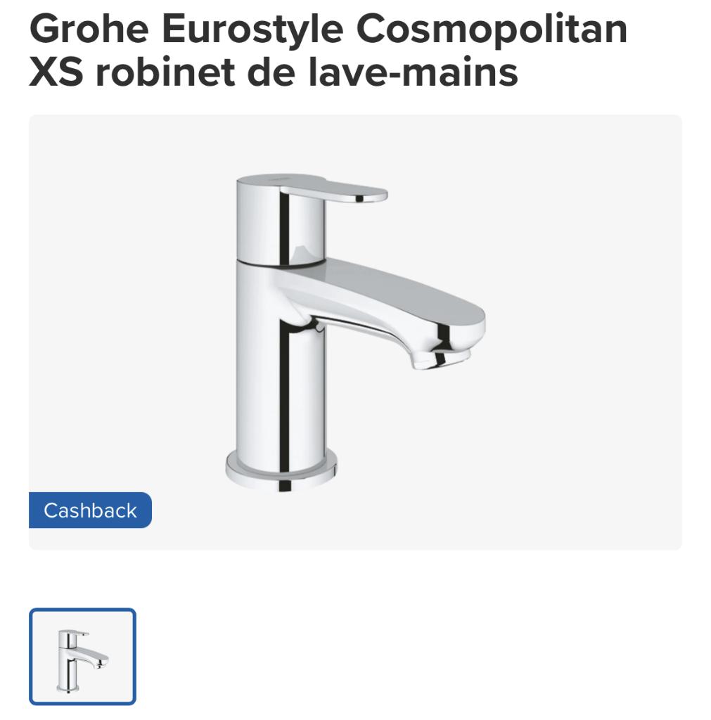 robinet lave main, Enlèvement ou Envoi, Neuf, Chrome, Robinet