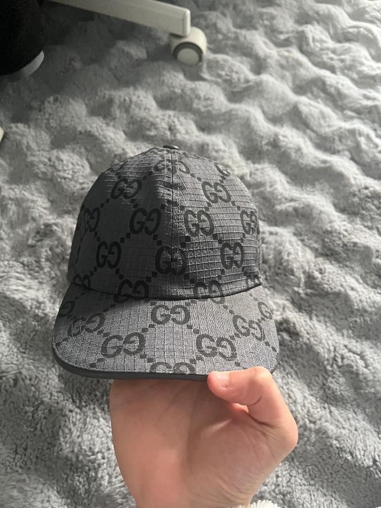 Gucci zwarte pet van polyester, Kleding | Heren, Hoeden en Petten, Ophalen, Nieuw, Gucci, Pet