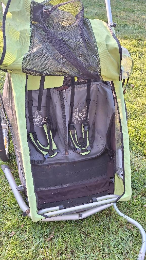 Fietskar croozer voor 2, Fietsen en Brommers, Fietsaccessoires | Aanhangwagens en Karren, Ophalen, Gebruikt, Opvouwbaar, Croozer