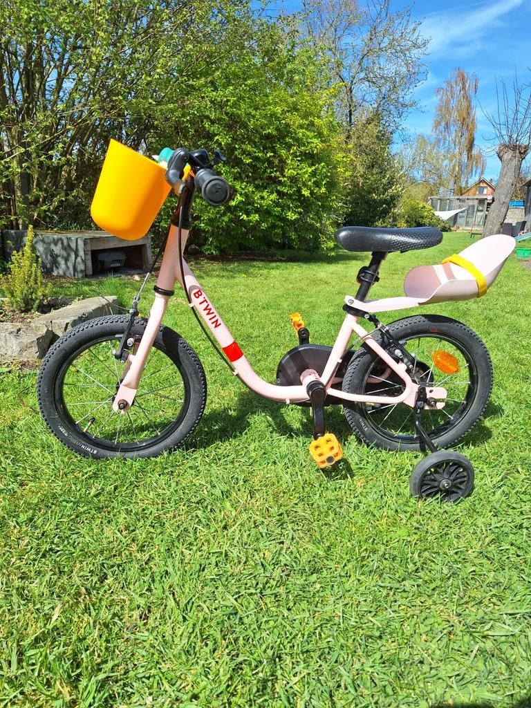 Decathlon 14 inch kinderfiets, Ophalen, Zo goed als nieuw, B-Twin Decathlon