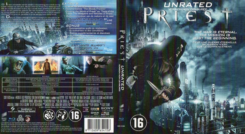 priest (blu-ray) neuf, Enlèvement ou Envoi, Comme neuf, Horreur