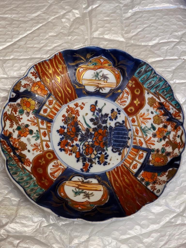 Imari porcelain bord van 18 eeuw, Japan, Antiek en Kunst, Antiek | Porselein, Ophalen of Verzenden