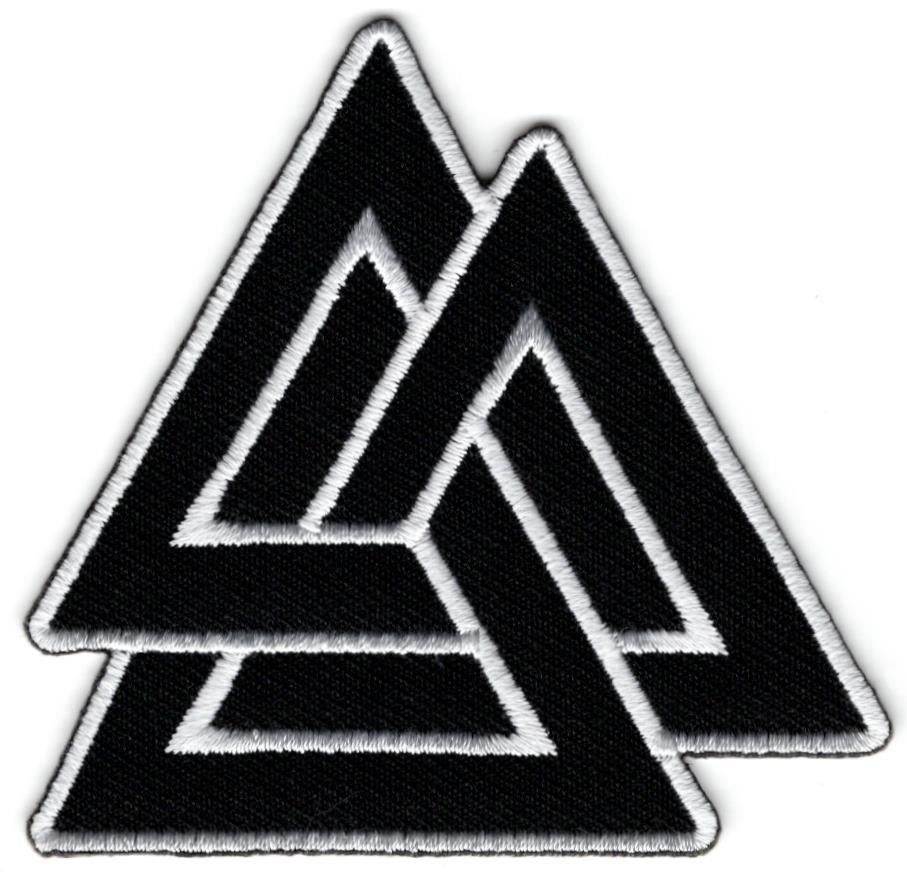 Valknut Viking Symbool stoffen opstrijk patch embleem, Verzamelen, Stickers, Nieuw, Verzenden