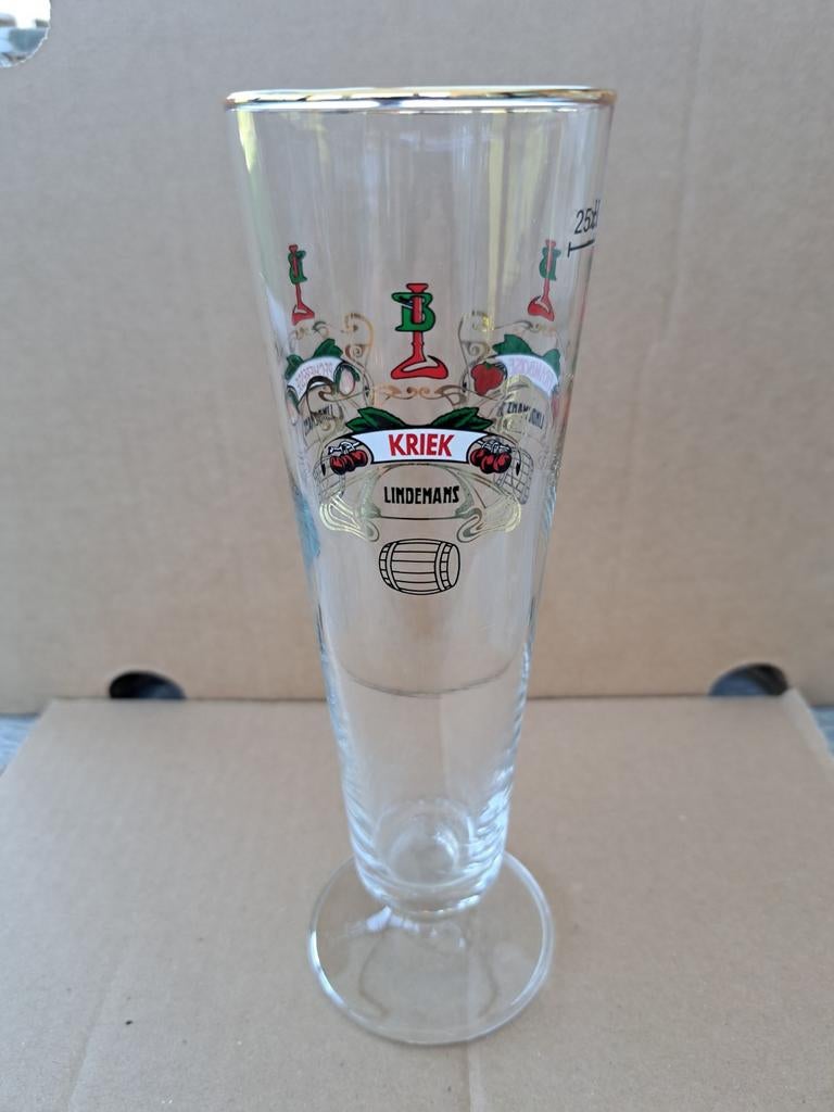 1 speciaal bierglas van LINDEMANS, Verzamelen, Ophalen of Verzenden, Nieuw, Glas of Glazen, Overige merken