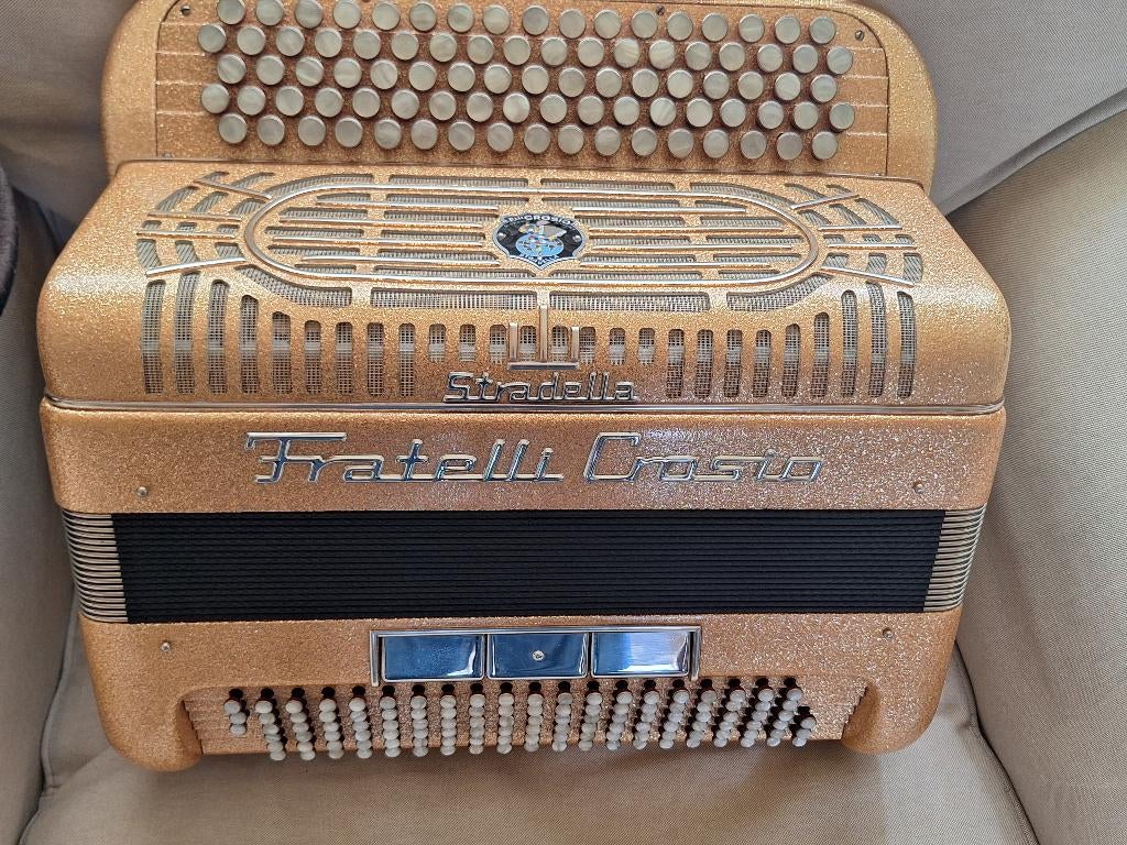 accordeon Fratelli Crosio do1, Musique & Instruments, Autres marques, Comme neuf, Enlèvement, 120 basses