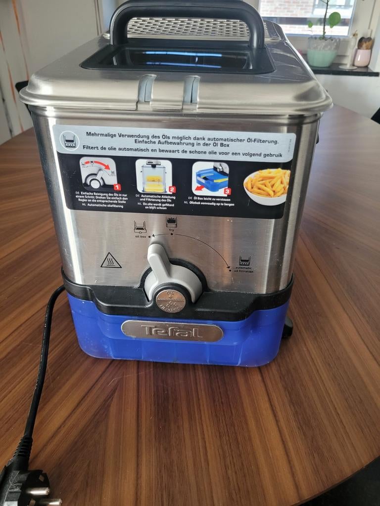 Tefal Oleoclean Pro FR8040 - Frituurpan - 3,5 L, Elektronische apparatuur, Frituurpannen, 3 tot 4 liter, Ophalen, Zo goed als nieuw
