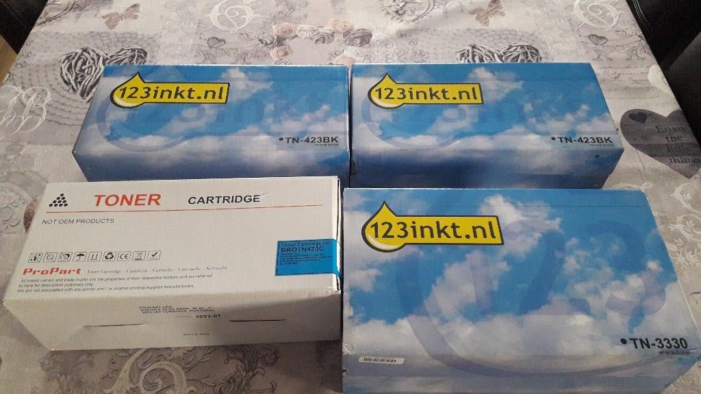 NIEUWE Laser Toner Cartridges voor Brother TN-423C & TN-3330, Computers en Software, Printerbenodigdheden, Ophalen, Nieuw, Toner