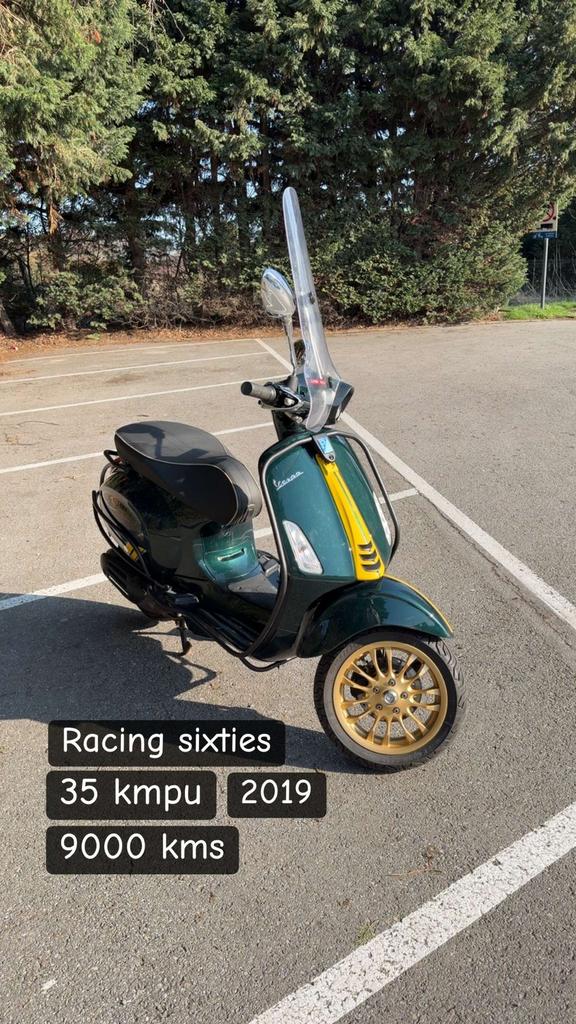 Vespa speint 50 racing sixties, Scooter, Permis Moto A1 minimum, Particulier, 1 cylindre