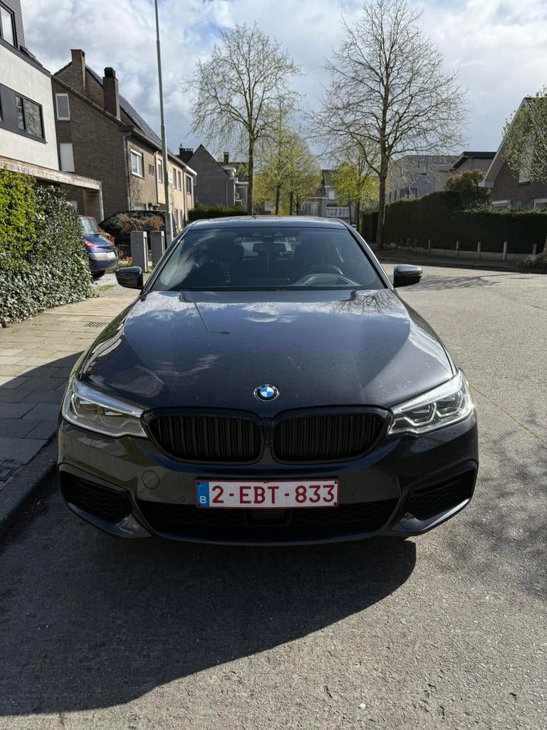 BMW 530e, Auto's, BMW, 4 cilinders, Zwart, Leder, USB