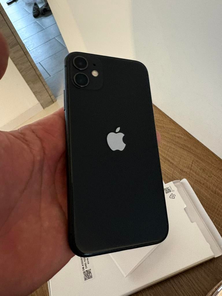 Iphone 11 100%, Telecommunicatie, Mobiele telefoons | Apple iPhone, Ophalen, Zo goed als nieuw, Zwart, IPhone 11