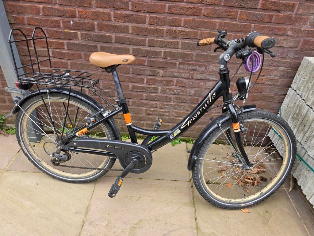 Granville meisjesfiets 8-12 jaar, Fietsen en Brommers, Ophalen, Versnellingen