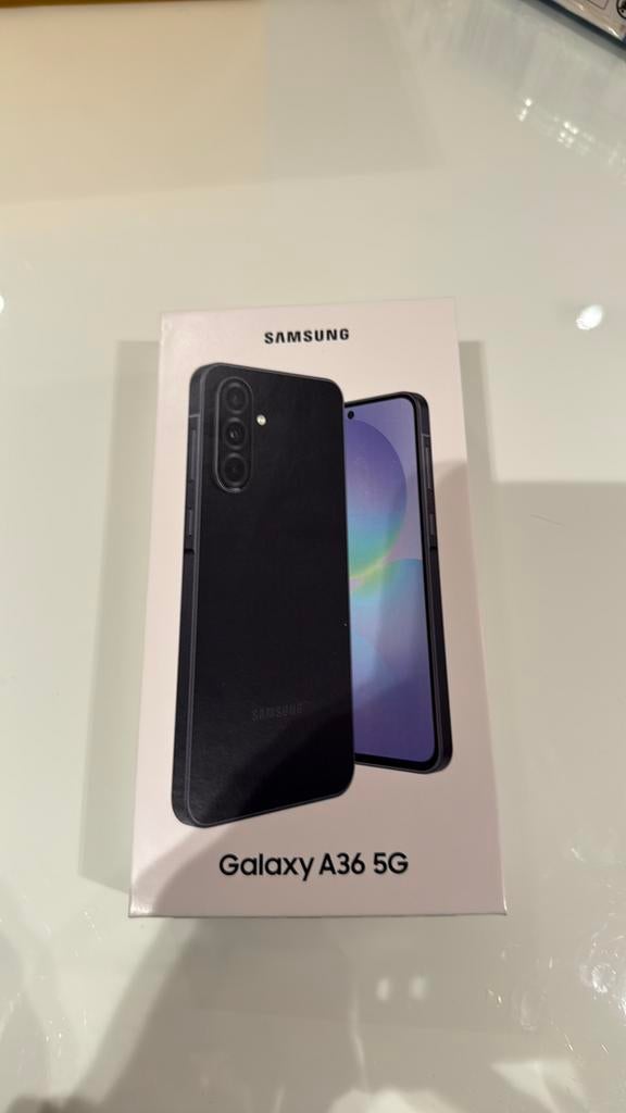 Samsung A36 5G 128GB zwart ongebruikt, Telecommunicatie, Mobiele telefoons | Samsung, Ophalen, Nieuw, Zwart