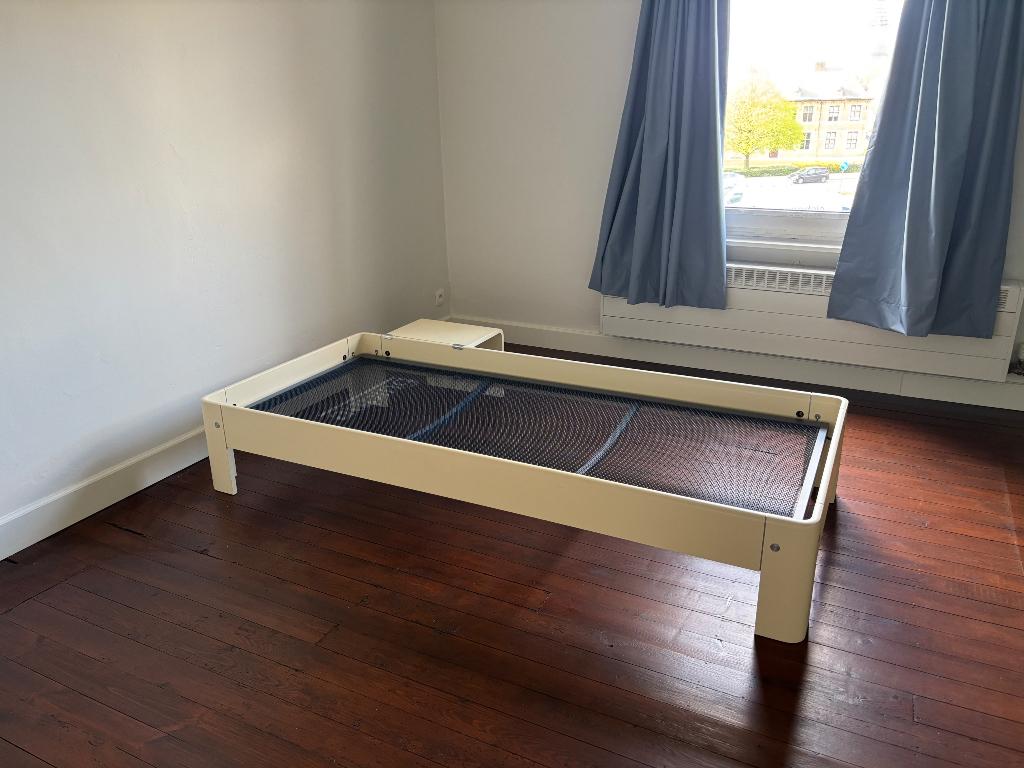 Bed Auping - 200x90cm, Ophalen, Gebruikt, 90 cm, Eenpersoons