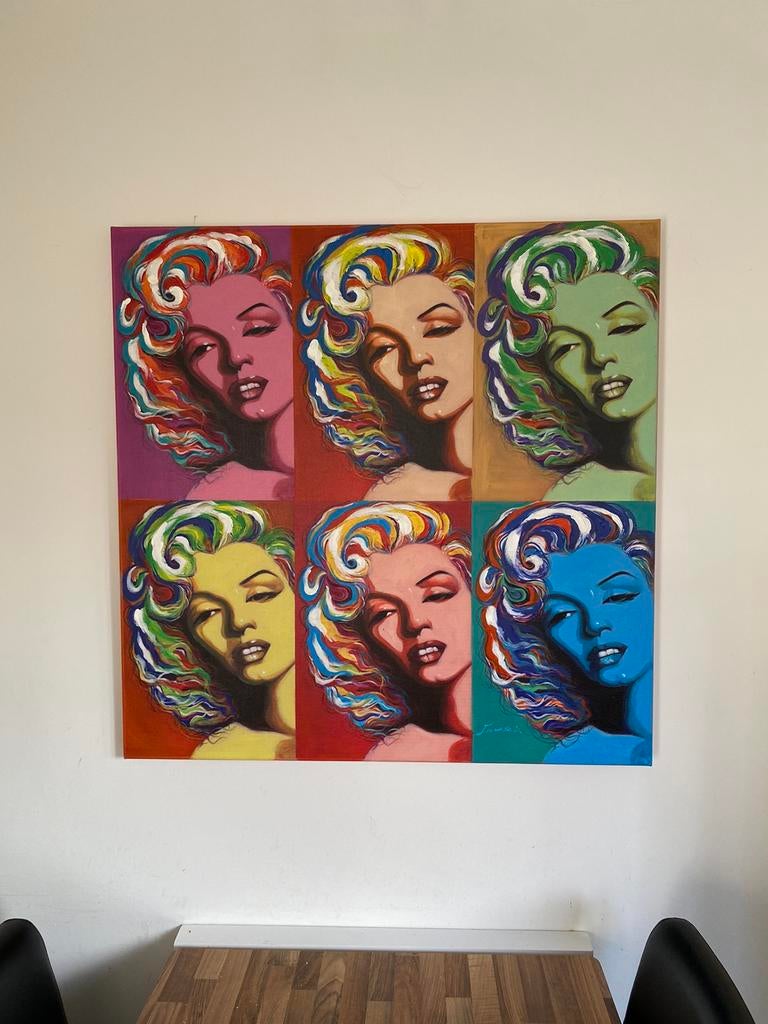 Schilderij Marilyn Monroe, Antiek en Kunst, Ophalen