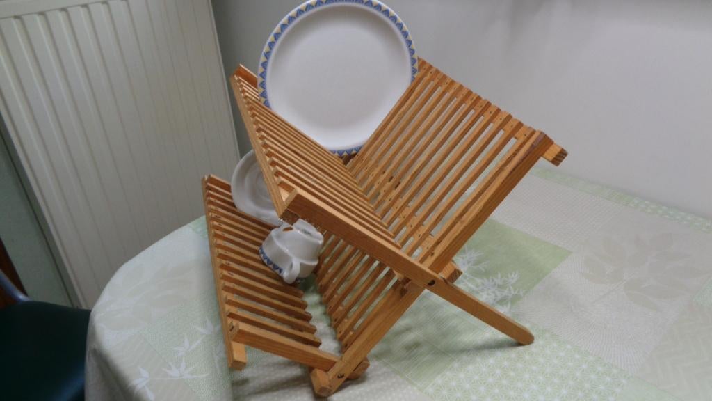 2 afdruiprekken in hout 24 borden en 16 borden, Enlèvement ou Envoi, Neuf, Autres types