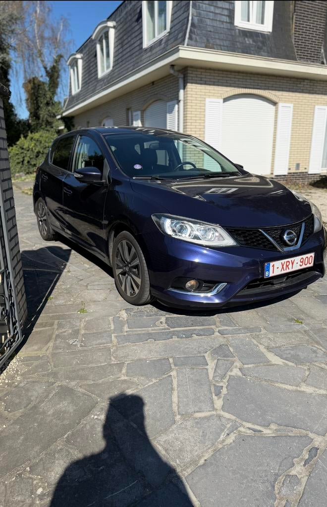 Nissan Pulsar 2015 AUTOMAAT BENZINE, Auto's, Nissan, Automaat, Euro 5, Zwart, Leder