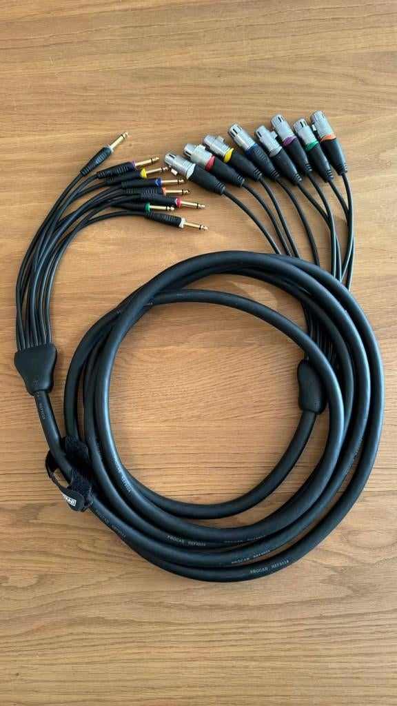 Multikabel XLR/Jack, Enlèvement, Comme neuf, Appareillage