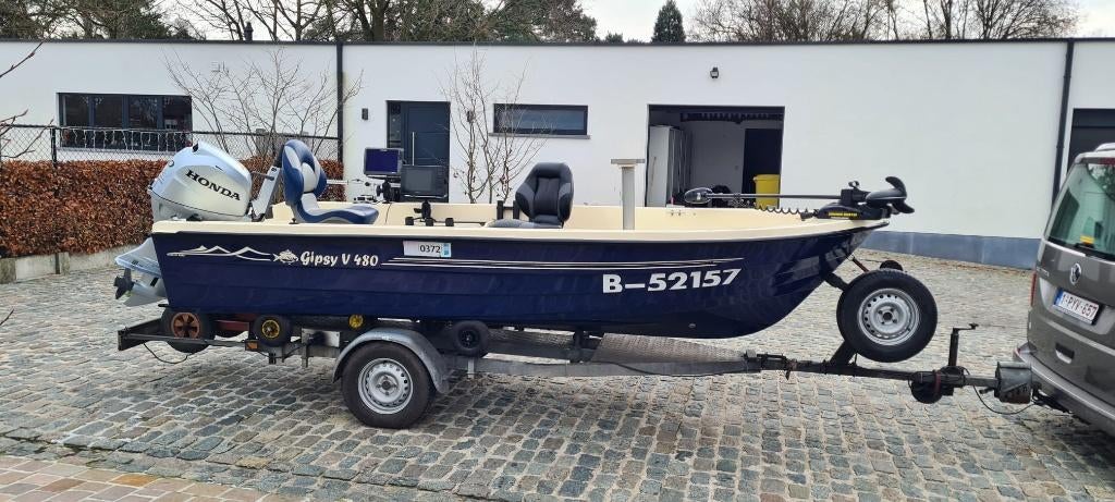 visboot Rhea Gipsy 480, Sports nautiques & Bateaux, 30 à 50 ch, 3 à 6 mètres, Enlèvement, Utilisé