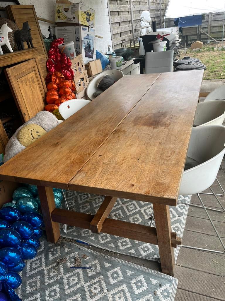 Table à manger Ikea Möckelby 8-10 places, Maison & Meubles, Tables | Tables à manger, Enlèvement, Utilisé, 50 à 100 cm, Chêne