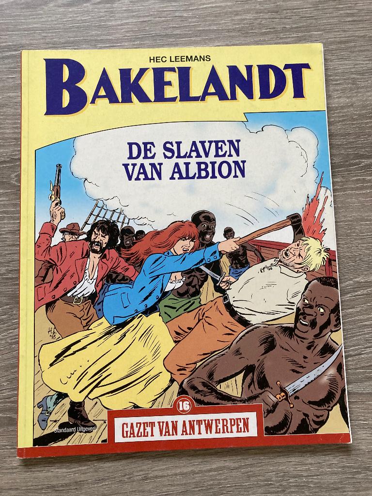 Strip Bakelandt De slaven van Albion, Eén stripboek, Ophalen, Gelezen