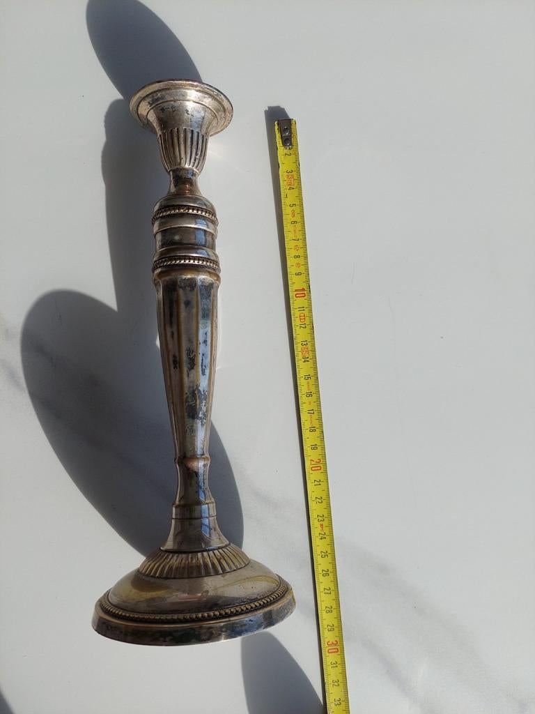 Zilveren kandelaars, Ophalen, Zilver