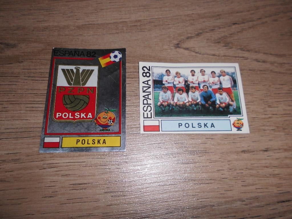 Set van 2 PANINI Mondial-stickers „espana 82” 54 + 55, Ophalen of Verzenden
