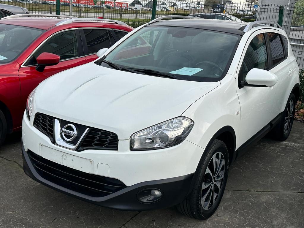 Nissan Qashqai 1.4L Diesel 12/2011 Perfect staat, Auto's, Euro 5, Zwart, 4 cilinders, Wit