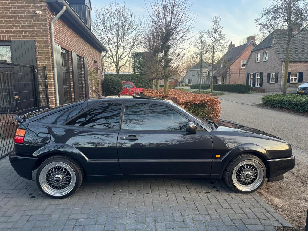 Volkswagen Corrado g60, Lederen bekleding, Zwart, Volkswagen, Zwart