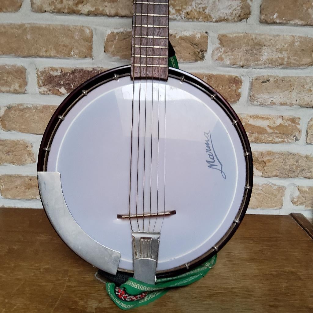 Instrument banjo, Muziek en Instrumenten, Snaarinstrumenten | Banjo's, Ophalen, Gebruikt, Gitaarbanjo