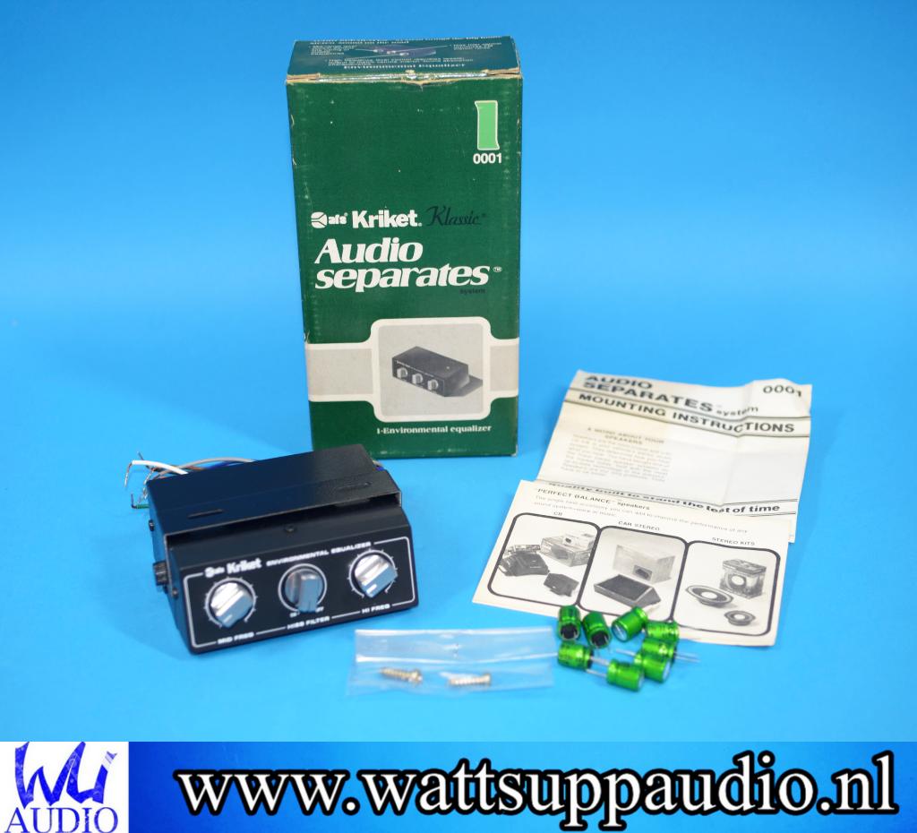 AFS / Kriket 0001 Environmental Equalizer / Vintage, Ophalen of Verzenden