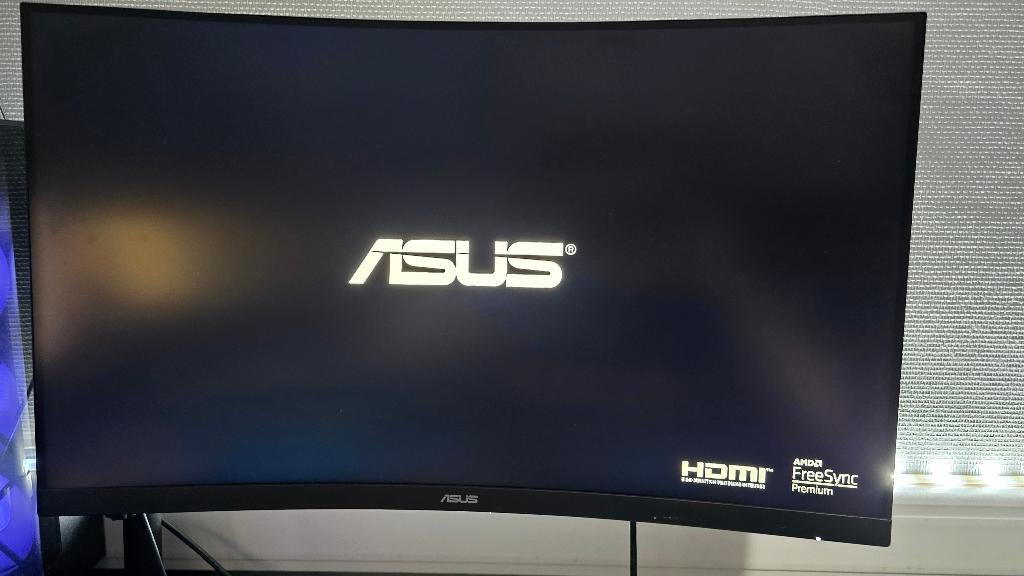 Ecran gaming QHD 32' 165hz dalle incurvée, Computers en Software, Monitoren, Asus, VA, Zo goed als nieuw, 1 tot 2 ms